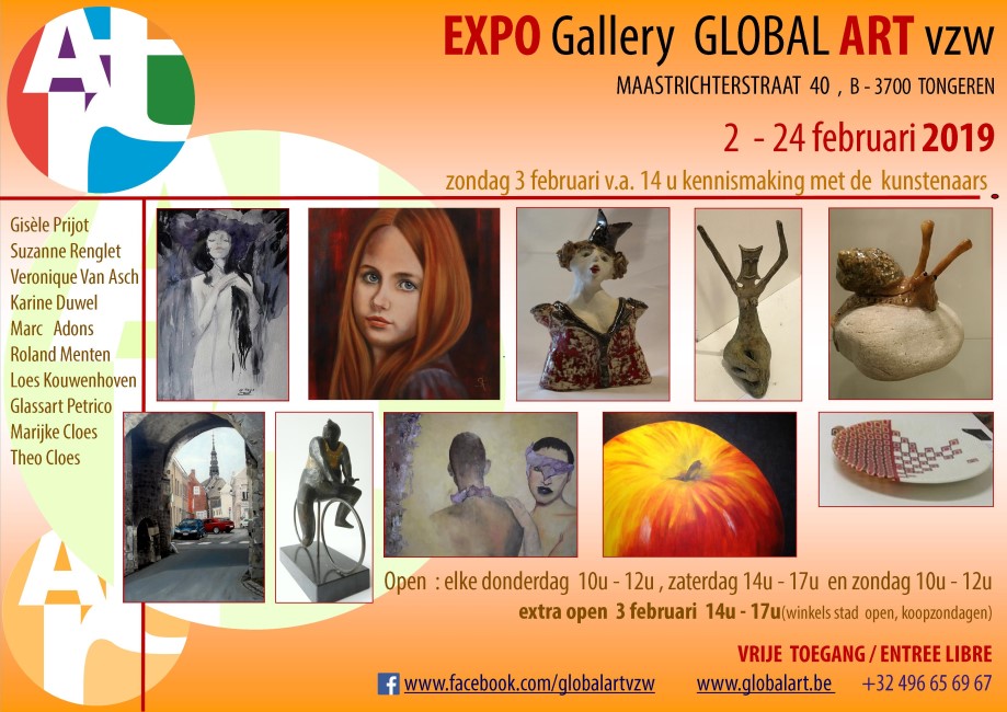 expo februari Gallery Global ARt vzw 